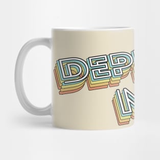 Depeche Mode Retro Typography Faded Style Mug